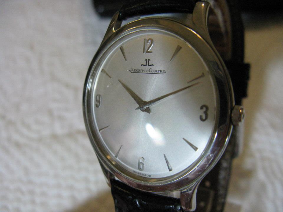 Restored Jaeger-LeCoultre Watch Black Leather Band